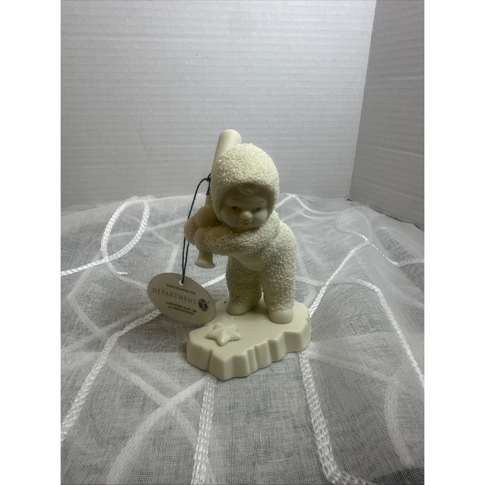 Dept 56 Snowbabies Starlight Games Collection Batter Up #69047 w/Box & Card